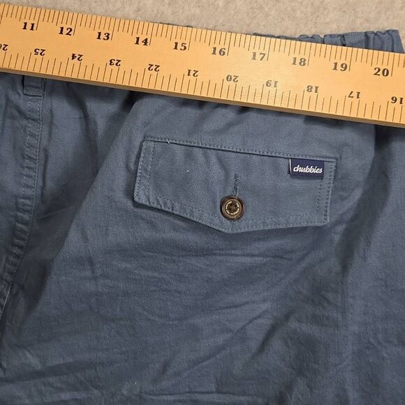 Chubbies Short Mens XXL Navy Blue The Armadas Elastic Waistband Stretch 5.5" - Picture 7 of 11